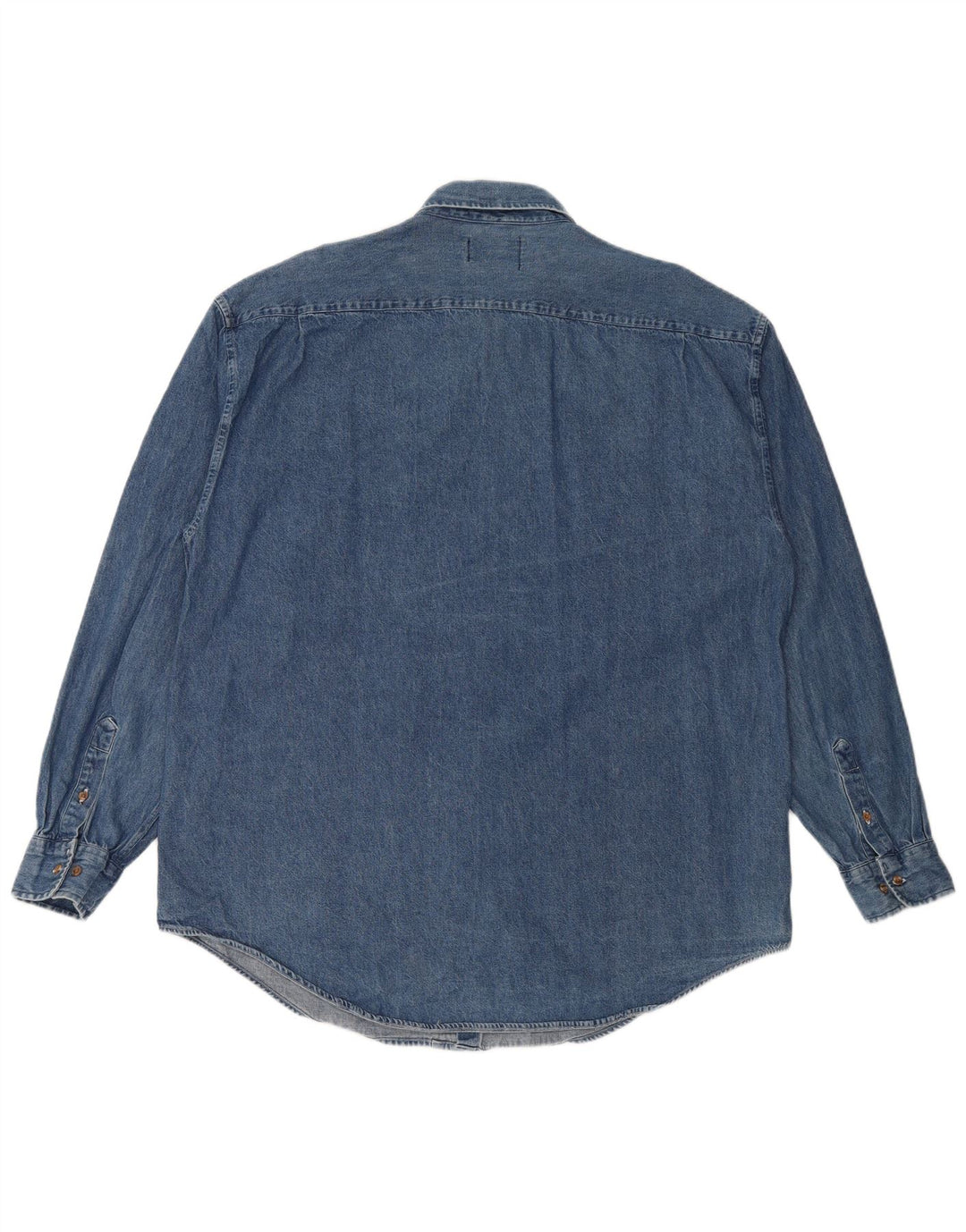 Camisa jeans masculina EDDIE BAUER 2XL algodão azul