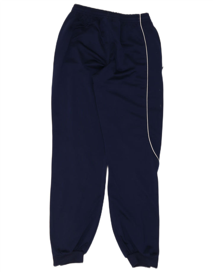 Calças de treino Adidas meninos 13-14 anos azul marinho colorblock poliéster