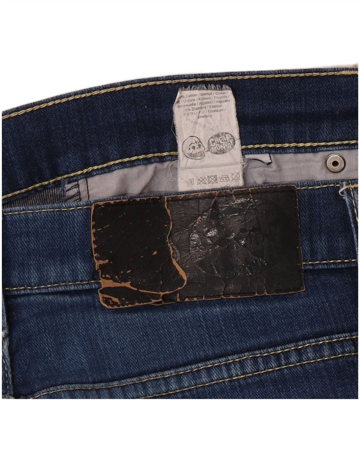 CHEAP MONDAY Calça jeans feminina slim W32 L33 algodão azul