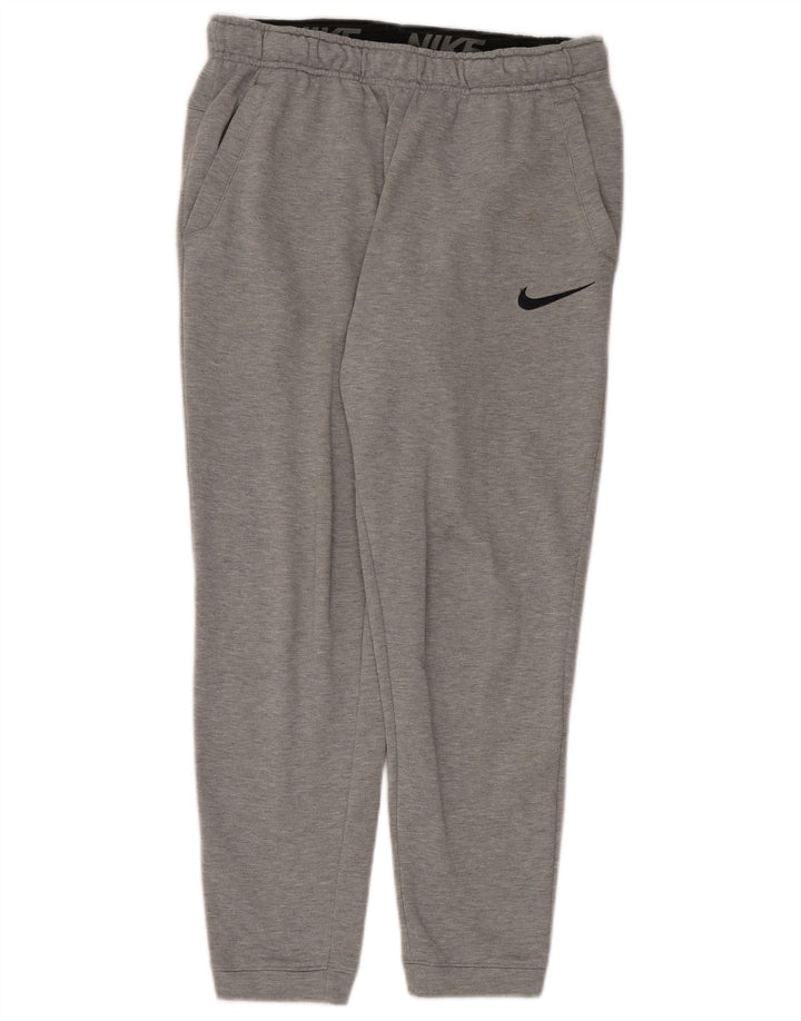 Nike Mens Dri Fit Calças de treino Joggers Cinza Médio Poliéster