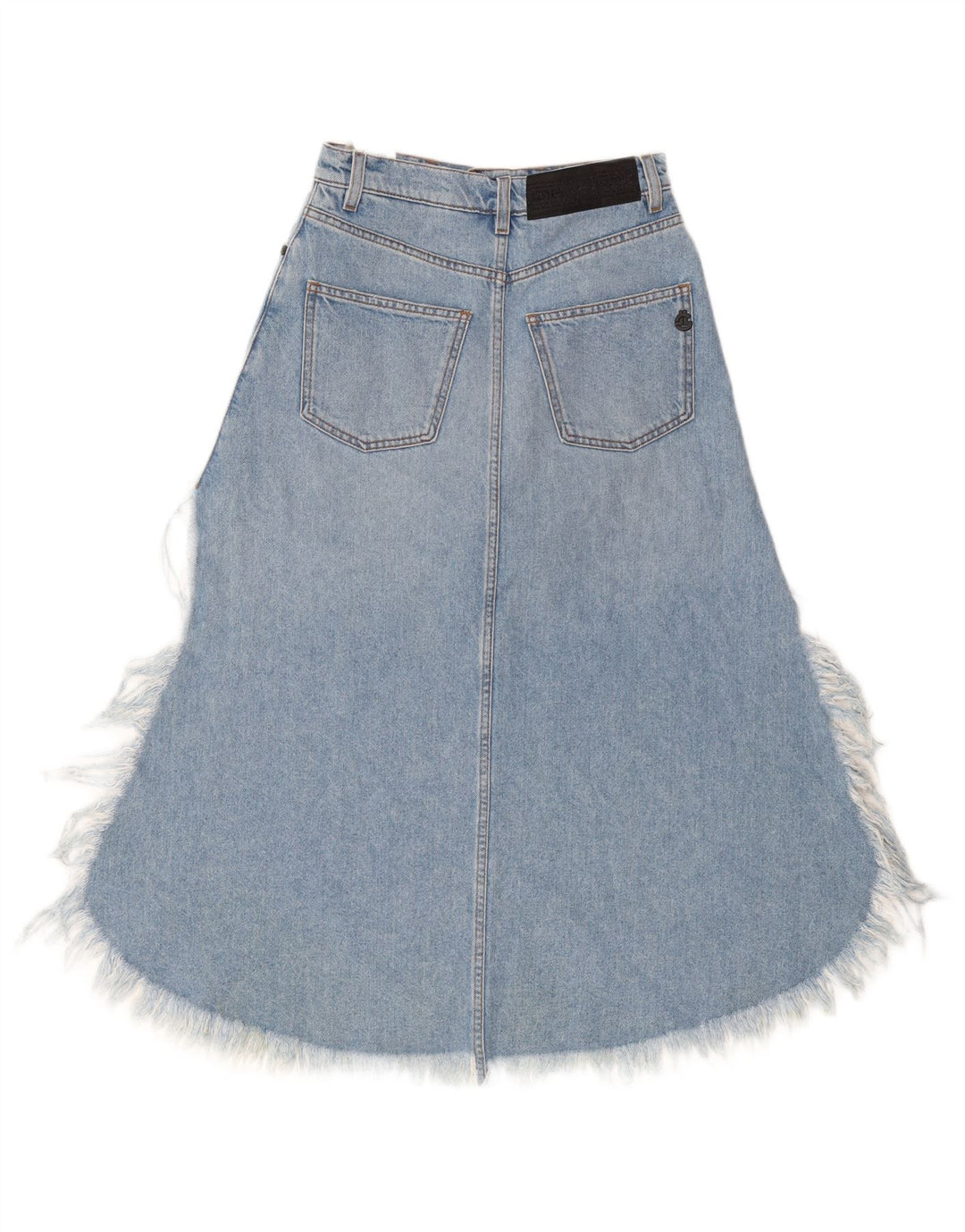 Gaelle Womens Denim Skort W26 Pequeno Azul Algodão