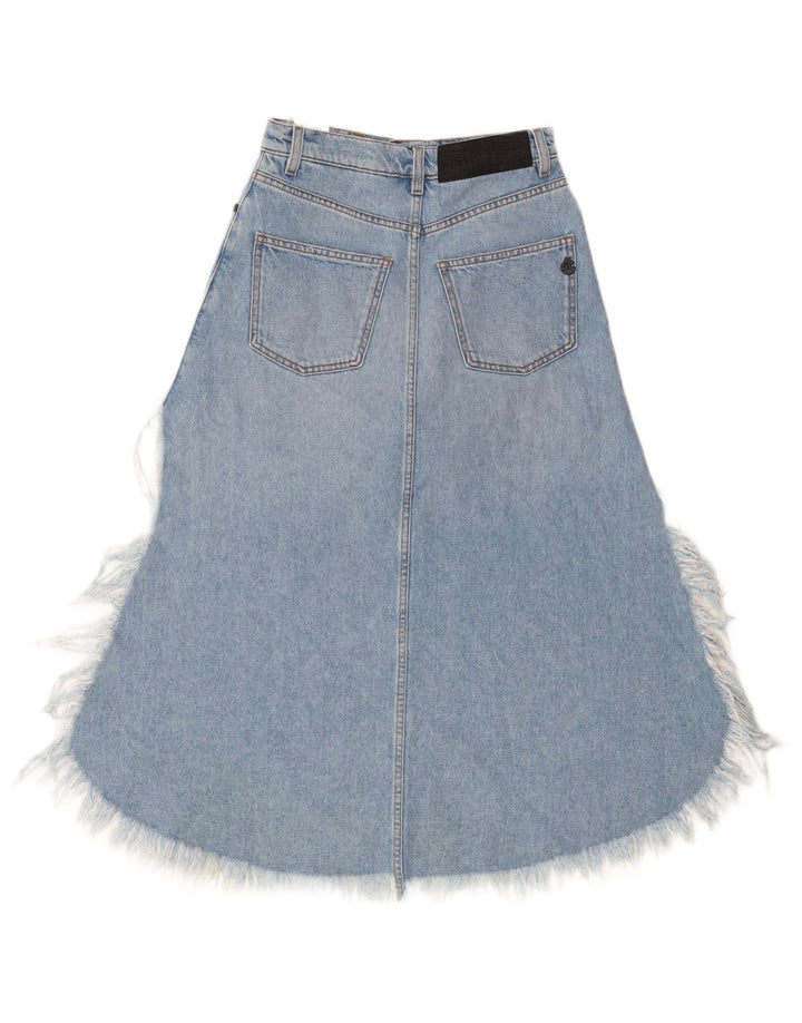 Gaelle Womens Denim Skort W26 Pequeno Azul Algodão