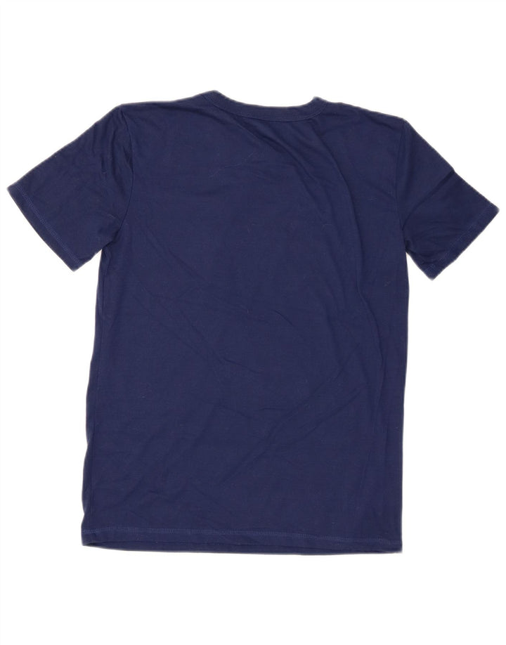Camiseta Eddie Bauer Boys Top 14-15 Anos Grande Poliéster Azul Marinho