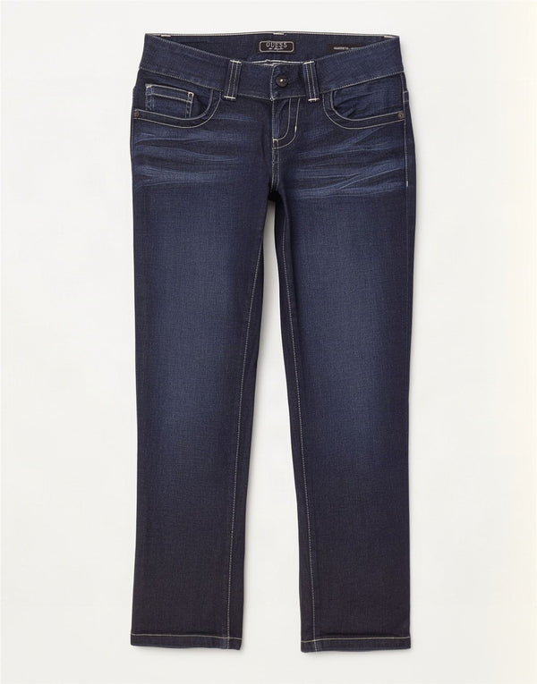 Guess Womens Daredevil Skinny Jeans W26 L25 Azul Marinho Algodão