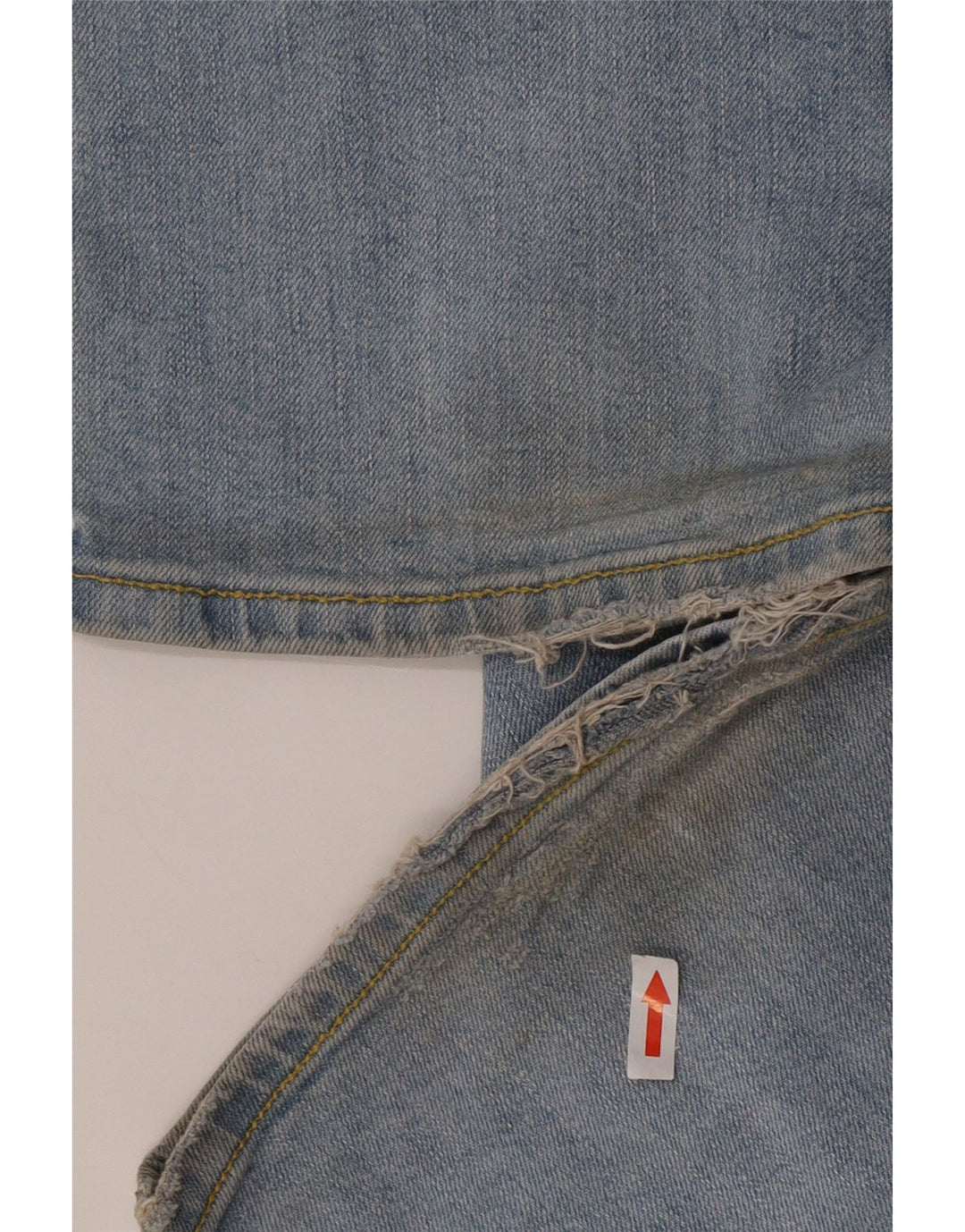 Calça jeans feminina Levi's 544 Flared W26 L34 azul algodão