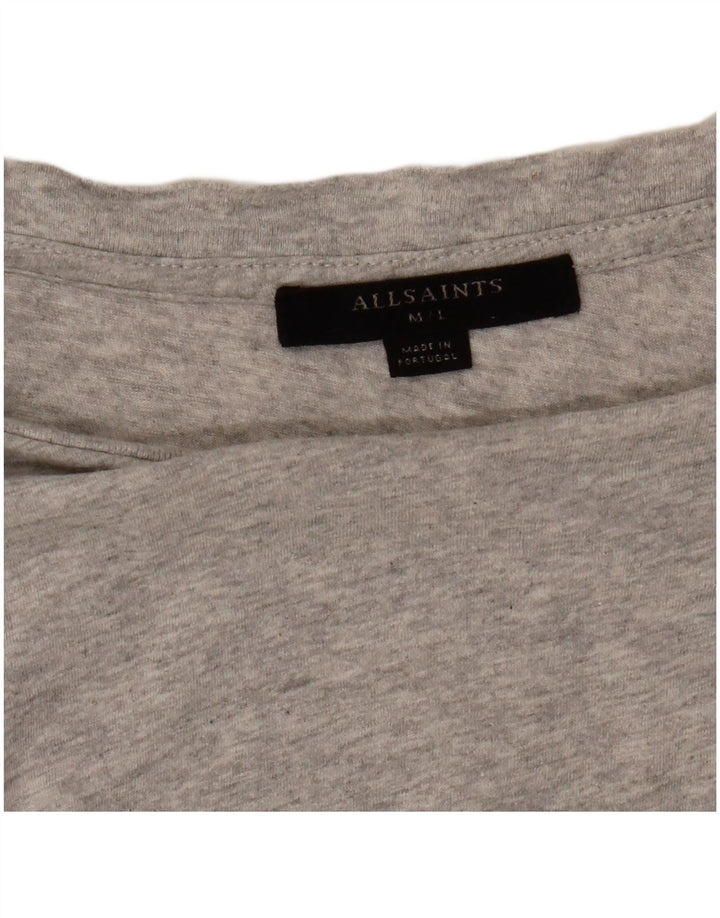 Camiseta masculina All Saints cinza médio