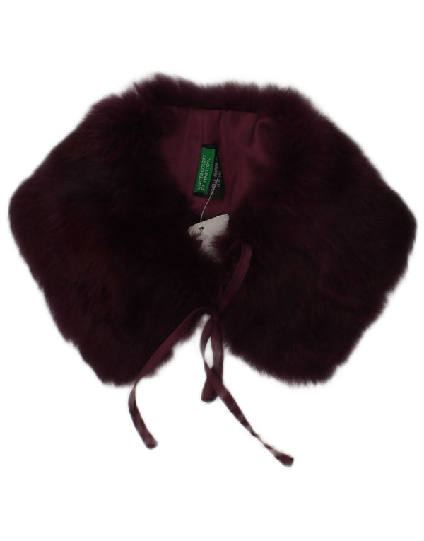 Cachecol feminino United Colors of Benetton Fur Stole tamanho único roxo clássico