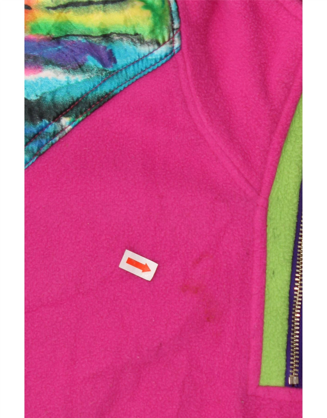 MASER M Suéter de lã gráfico grande feminino EU 40 rosa médio