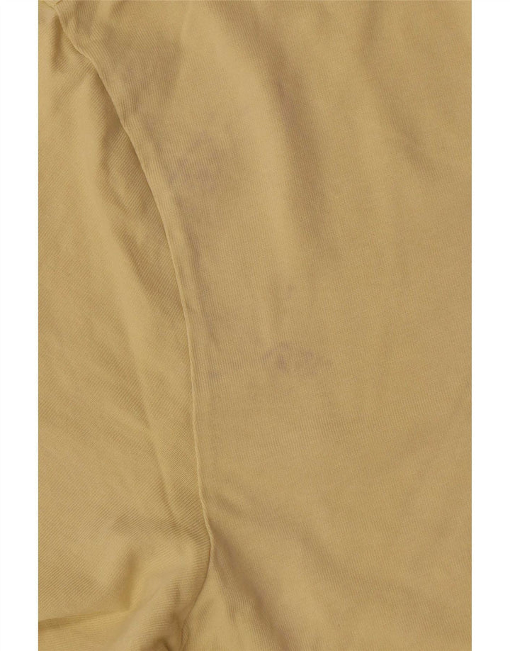Camiseta gráfica masculina Karl Kani Top médio algodão amarelo