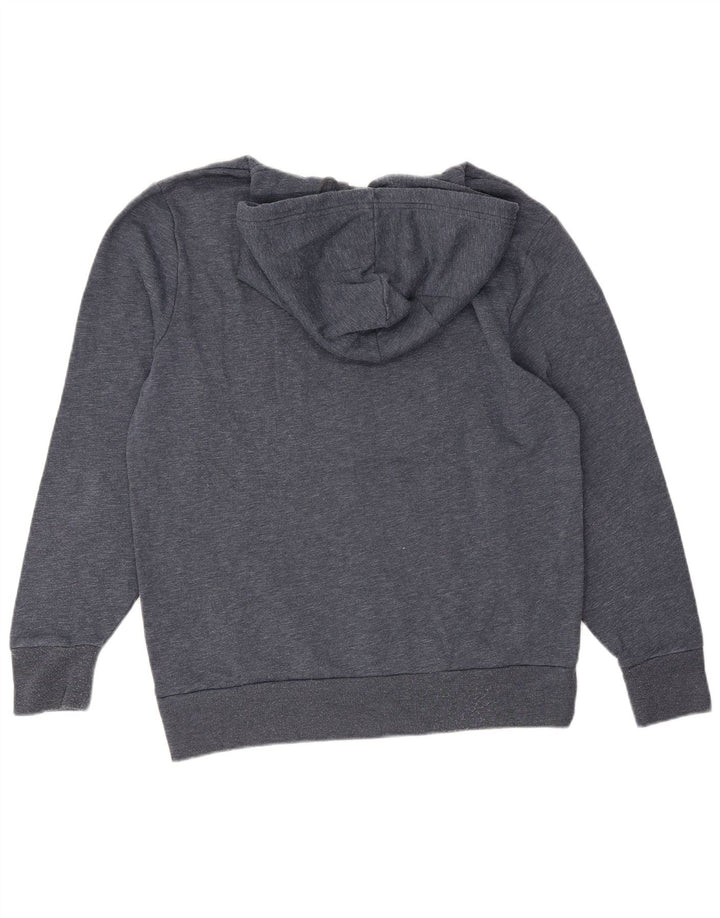 Suéter masculino Levi's com capuz e zíper gráfico médio azul marinho algodão