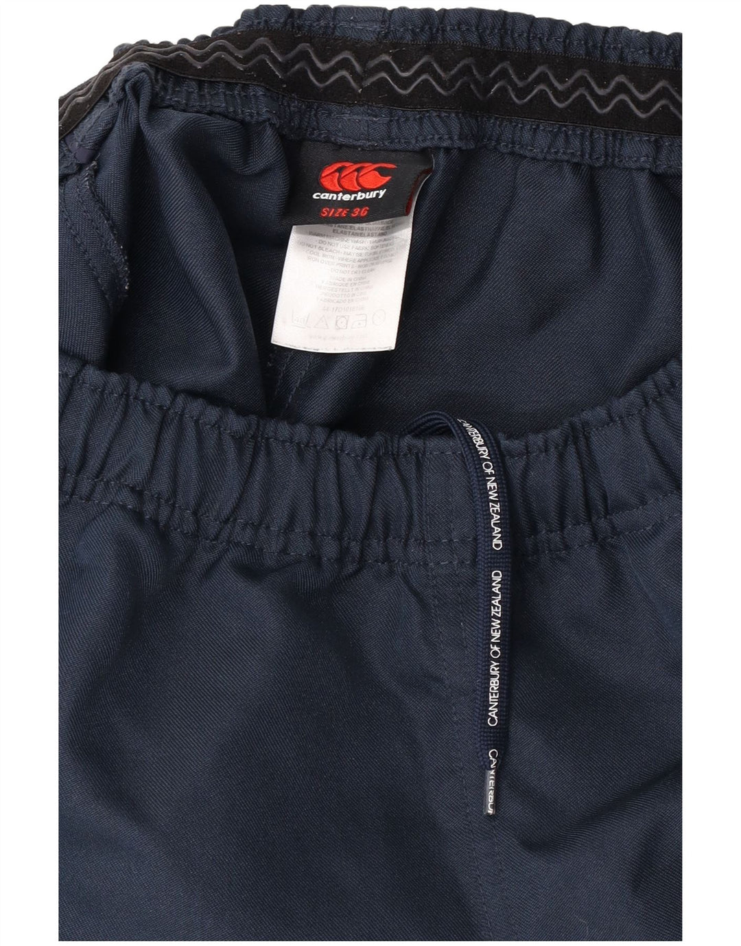 Shorts de natação masculino Canterbury grande poliéster azul marinho