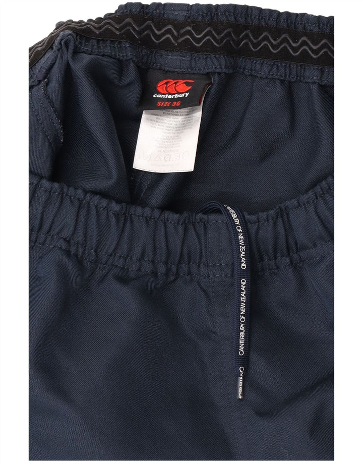 Shorts de natação masculino Canterbury grande poliéster azul marinho