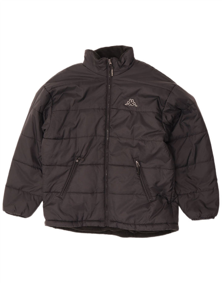 Jaqueta acolchoada masculina Kappa UK 40 grande preta