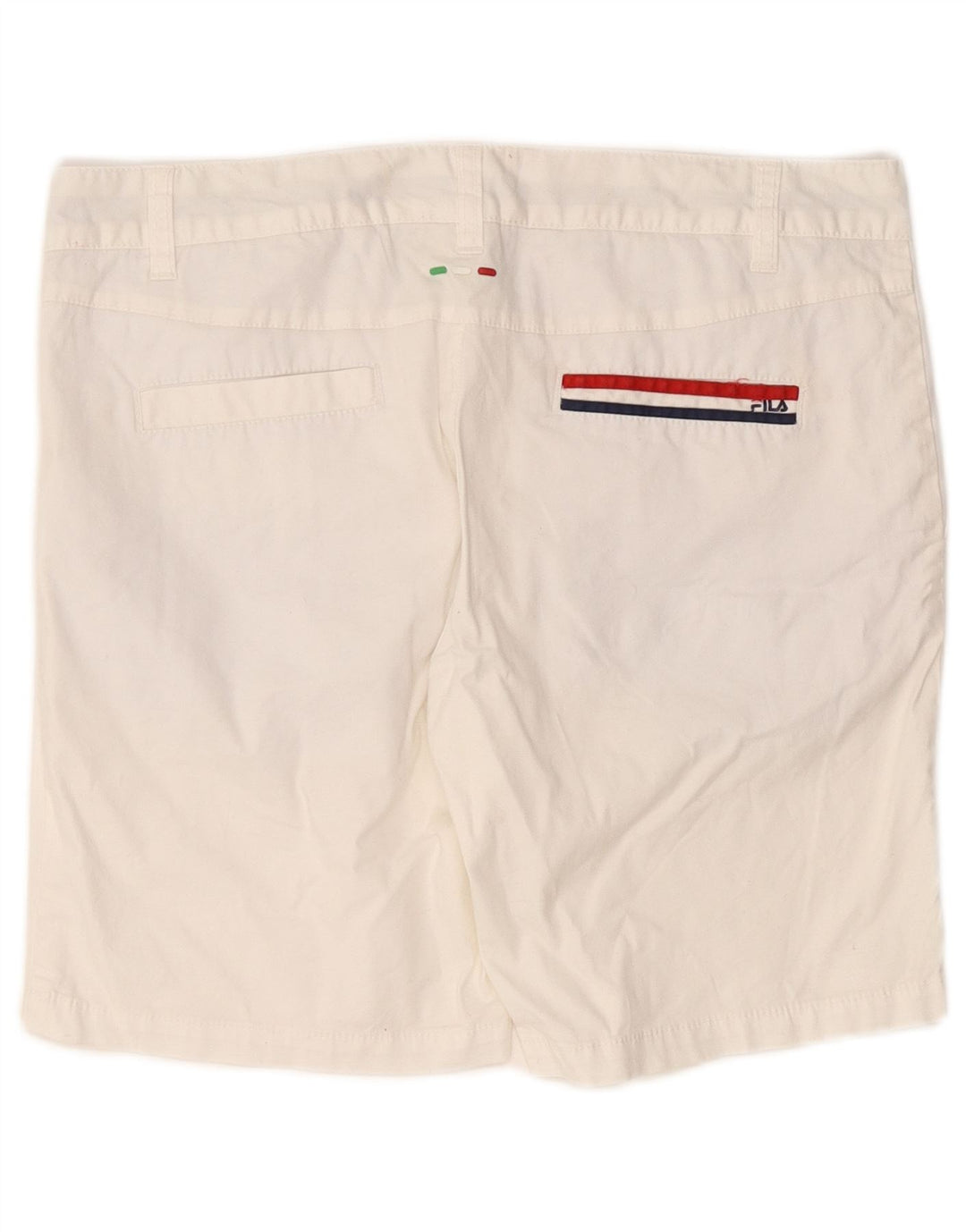 Fila Mens Chino Shorts Médio W32 Branco