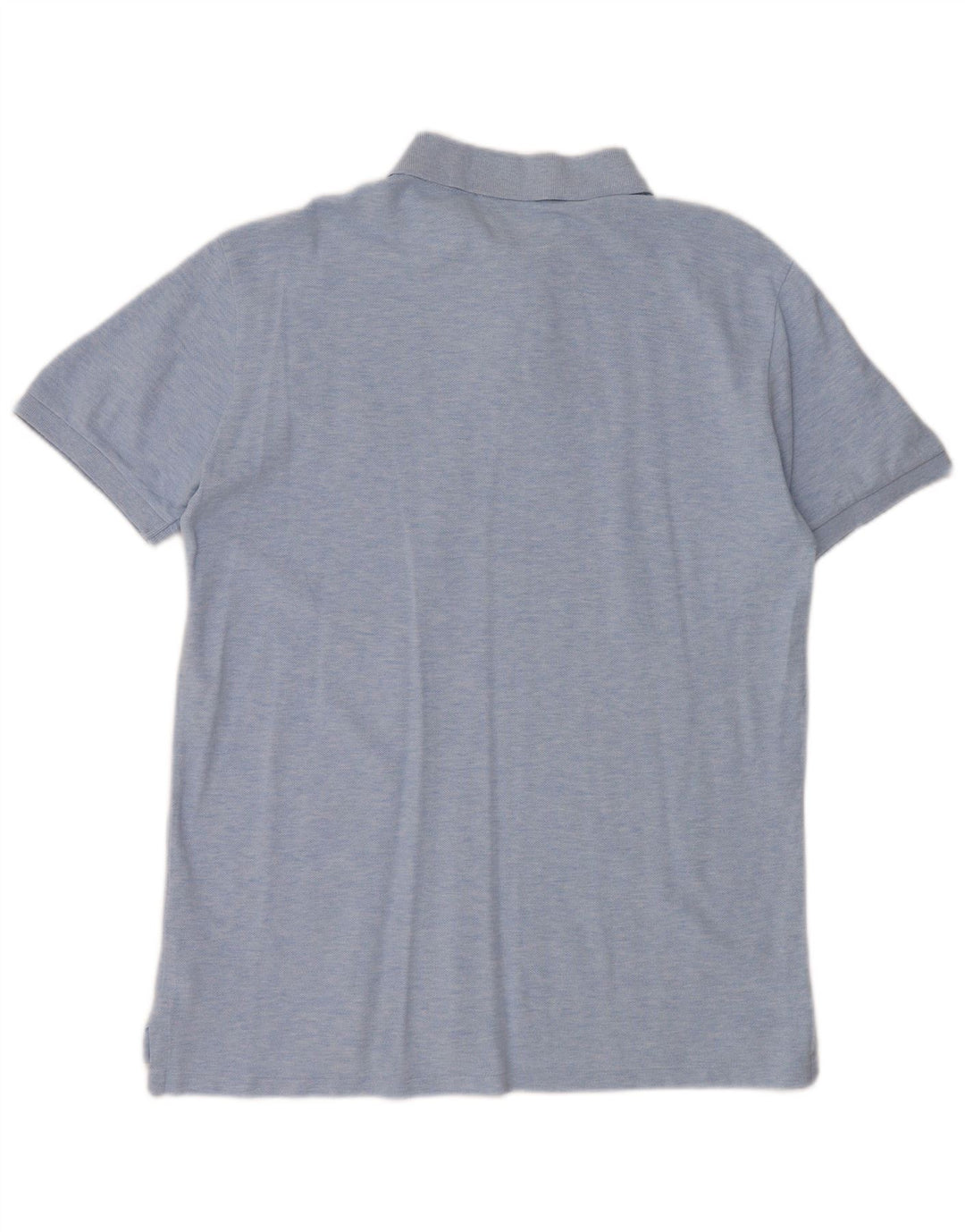 POLO RALPH LAUREN Camisa polo masculina slim fit grande algodão manchado azul