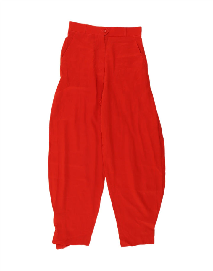 Calça Harém Feminina Vintage W26 L29 Vermelha