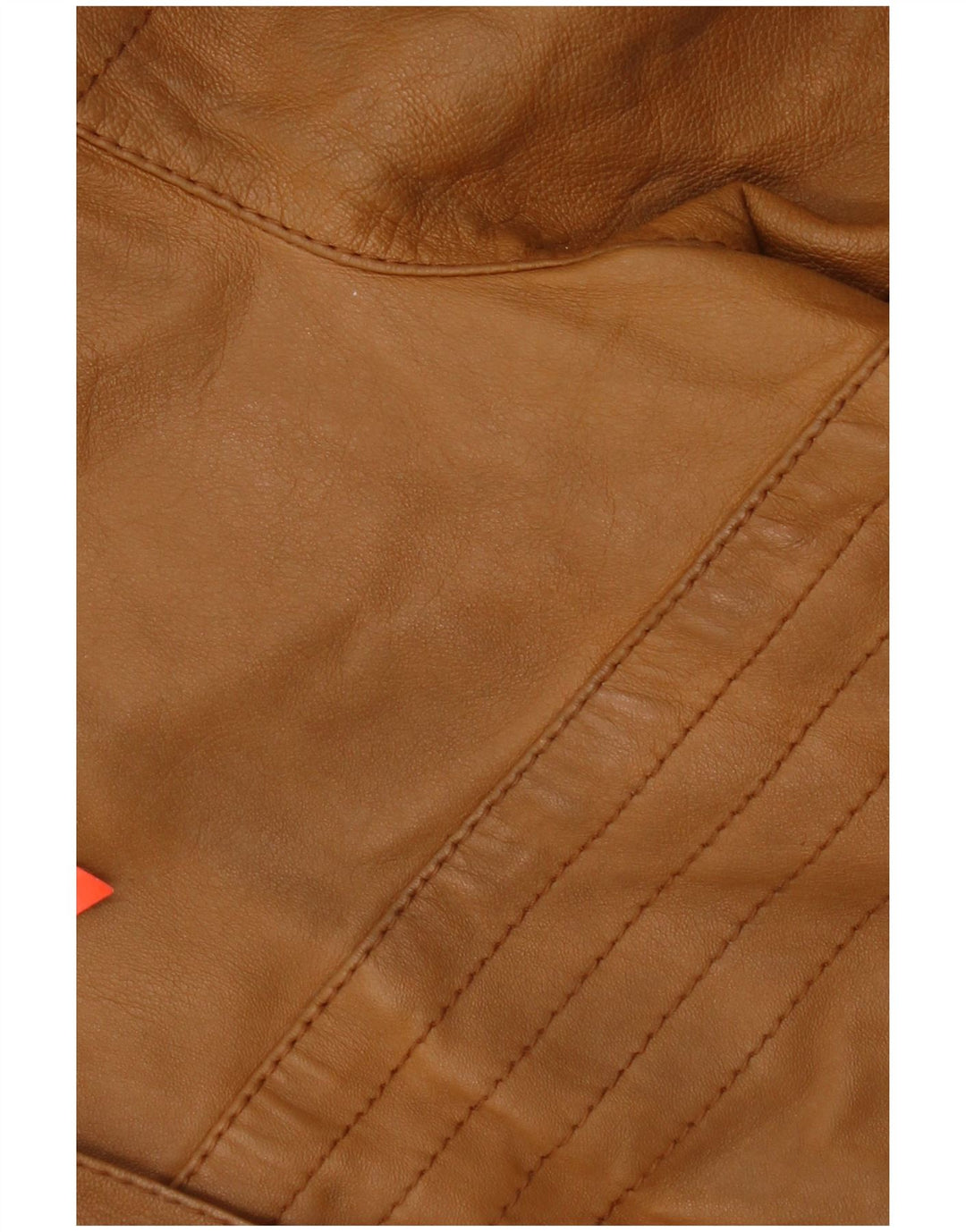 Jaqueta de couro feminina vintage IT 44 couro marrom médio