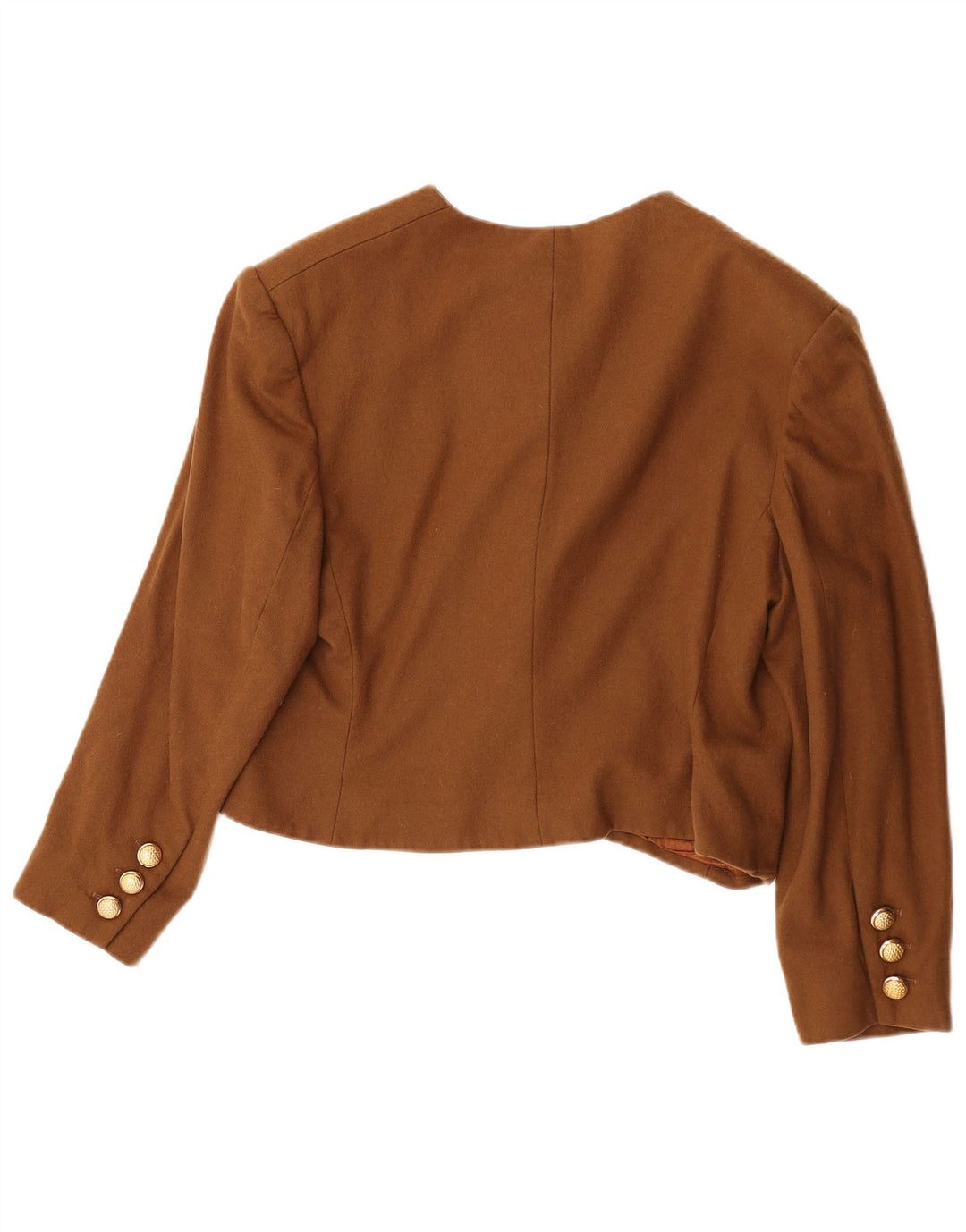 Jaqueta blazer feminina Yves Saint Laurent IT 46 grande marrom clássico