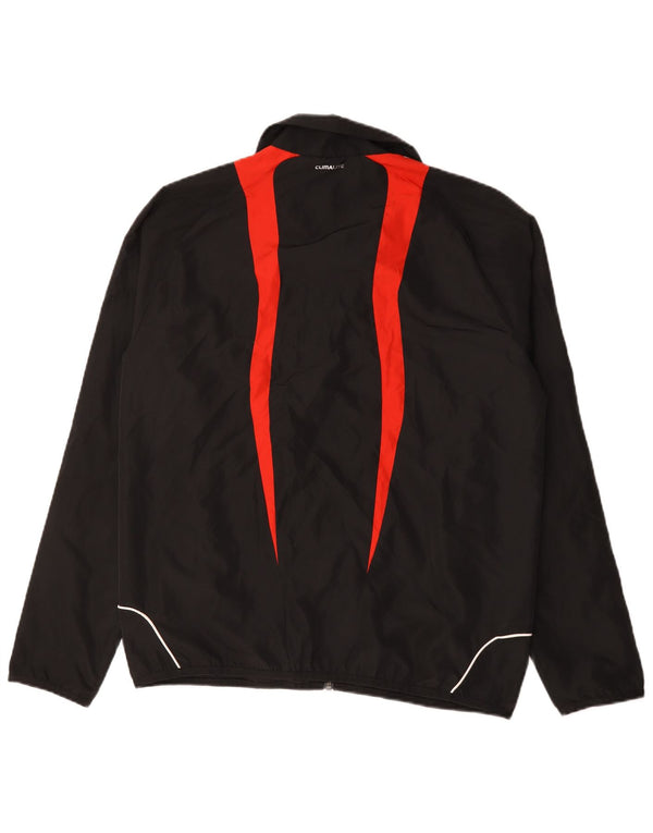 Adidas Mens Climalite Tracksuit Top Jacket UK 40/42 Médio Preto