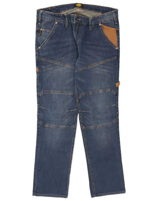 Diadora Mens Cargo Straight Jeans W34 L30 Azul