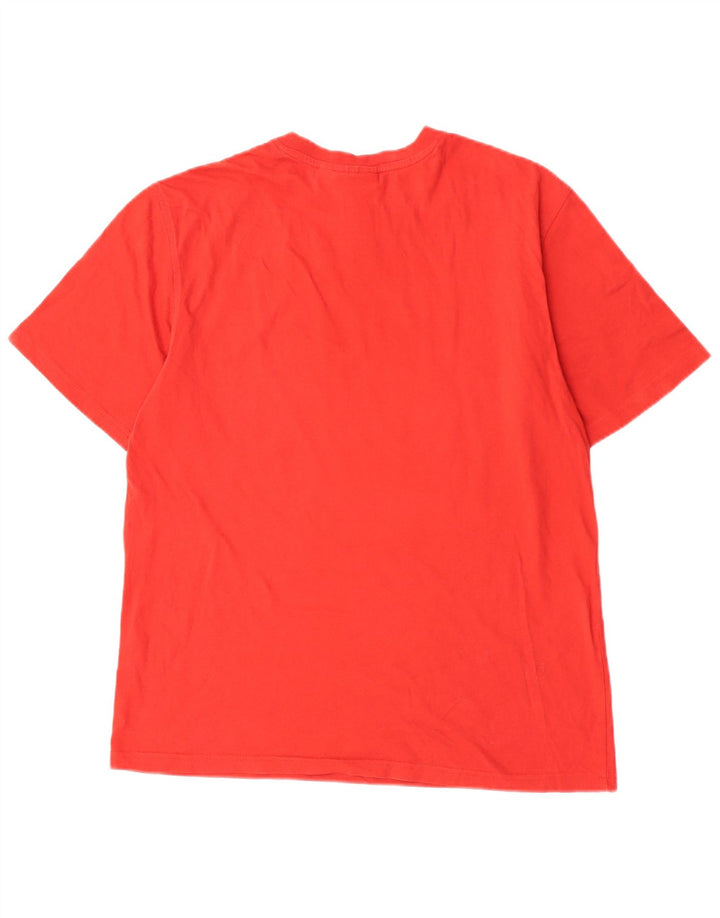 Puma Camiseta Masculina Graphic Top Médio Vermelho