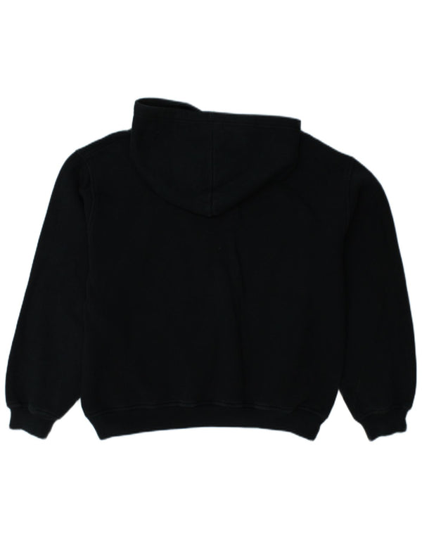 Jumper feminino com capuz gráfico ELLESSE Reino Unido 16 grande algodão azul marinho