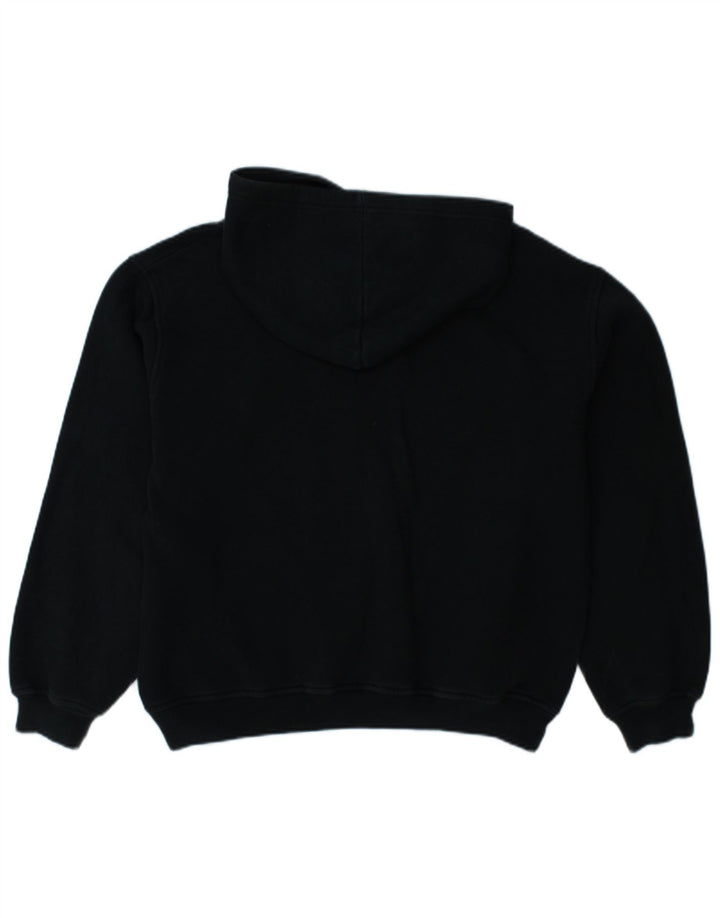 Jumper feminino com capuz gráfico ELLESSE Reino Unido 16 grande algodão azul marinho