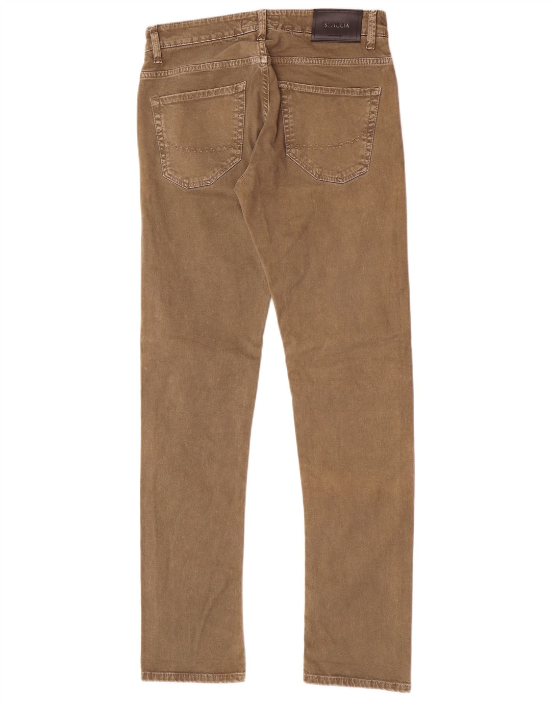 SIVIGLIA Jeans Slim Feminino W32 L33 Algodão Bege