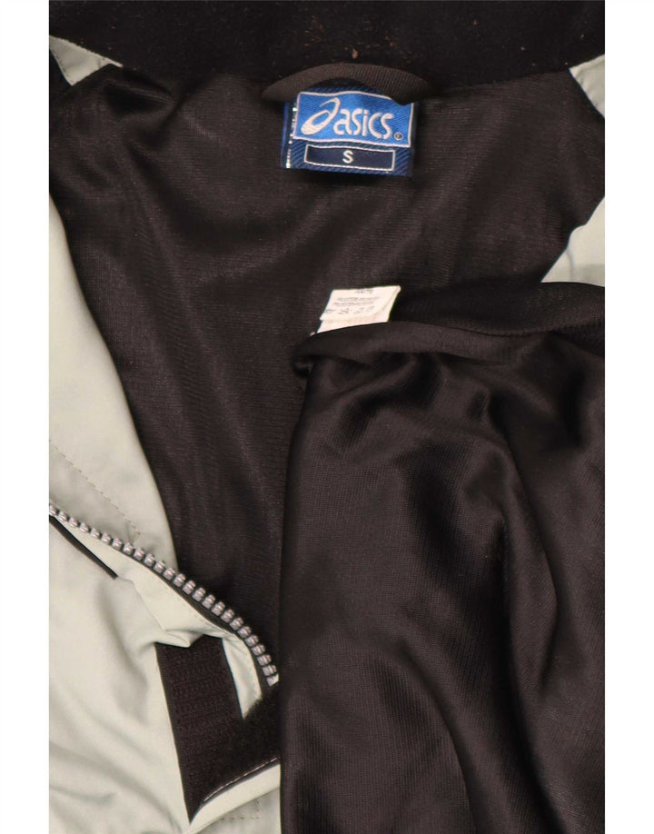 Jaqueta de chuva masculina Asics Loose Fit pulôver Reino Unido 36 poliéster cinza pequeno