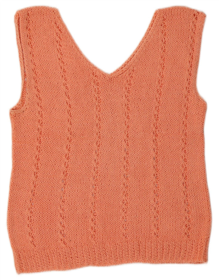 Regata feminina VINTAGE com colete UK 14 rosa médio