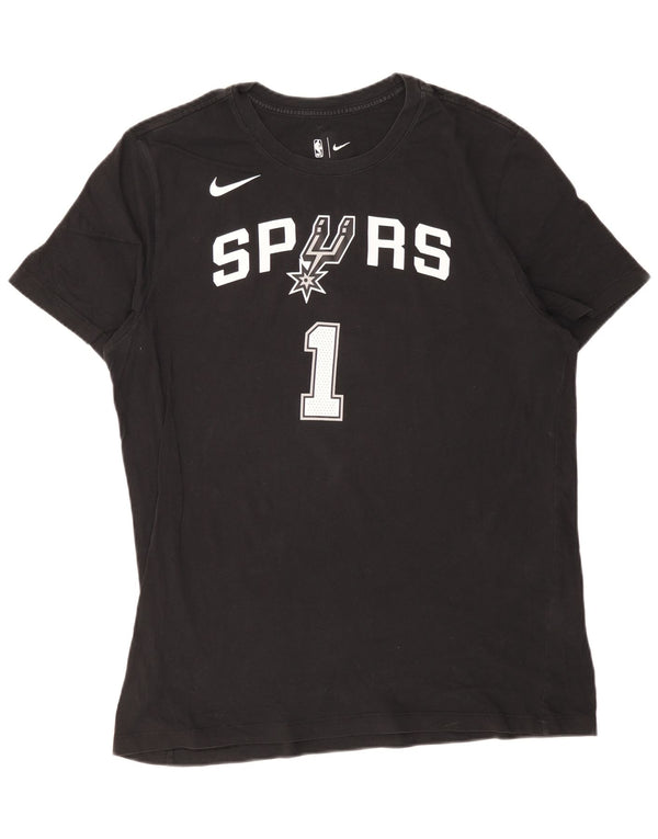 Camiseta Nike Masculina San Antonio Spurs Graphic Top XL Algodão Preto