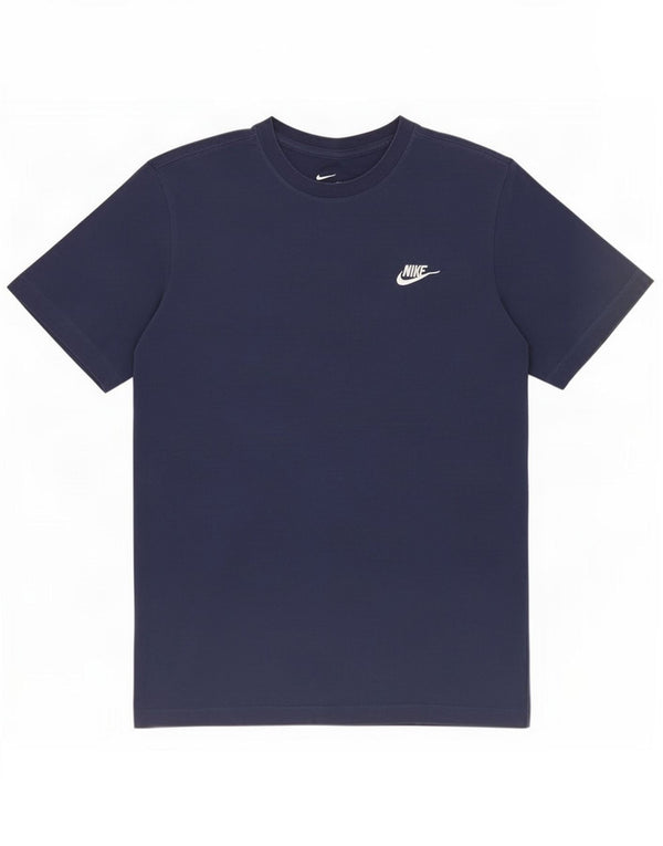Nike Mens Camiseta Top Pequeno Azul Marinho