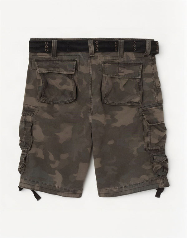 Shorts cargo masculino Brandit 3XL W40 camuflagem verde
