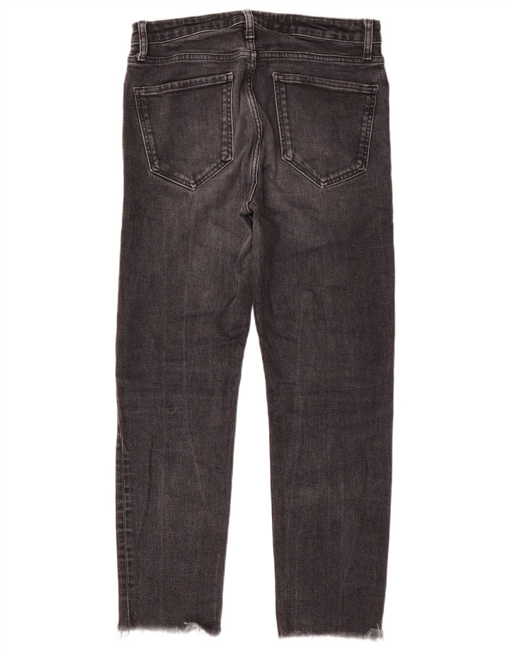 Zara Jeans Slim Feminino EU 40 Médio W30 L27 Cinza