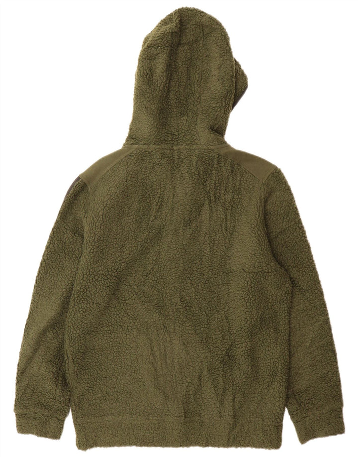 Jaqueta masculina de lã com capuz BEAR pequena de algodão cáqui