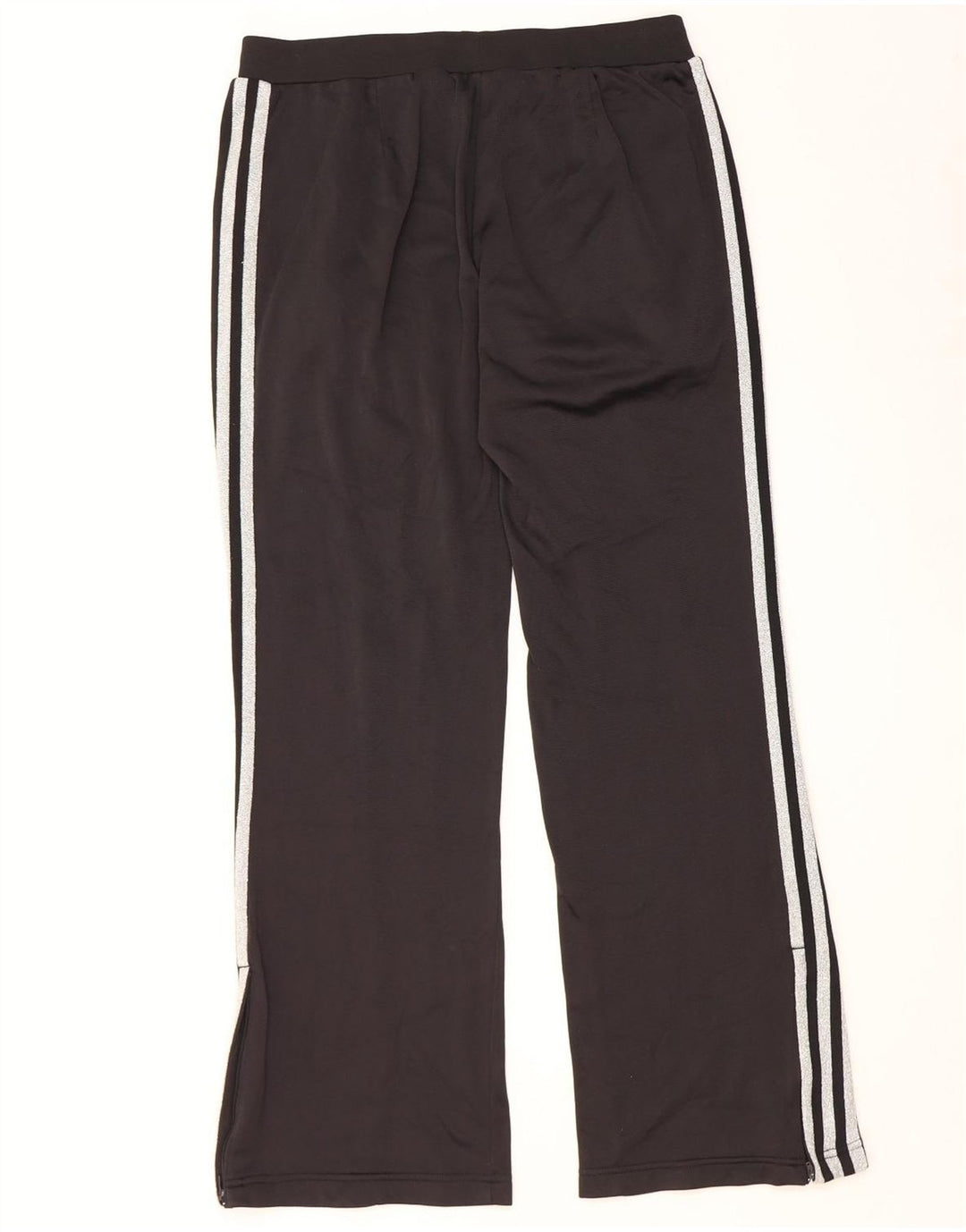 Calça de treino feminina Adidas IT 46 grande poliéster preto