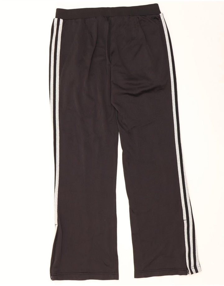 Calça de treino feminina Adidas IT 46 grande poliéster preto