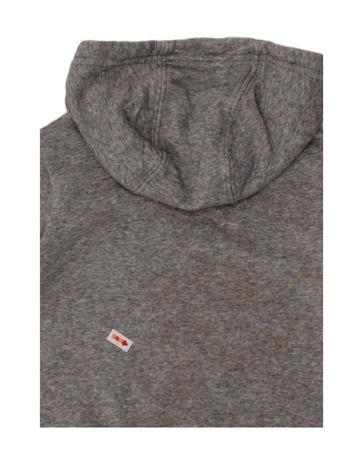 ADIDAS Baby Girls Graphic Hoodie Jumper 9-12 Months Grey Cotton Vintage Adidas and Second-Hand Adidas from Messina Hembry 