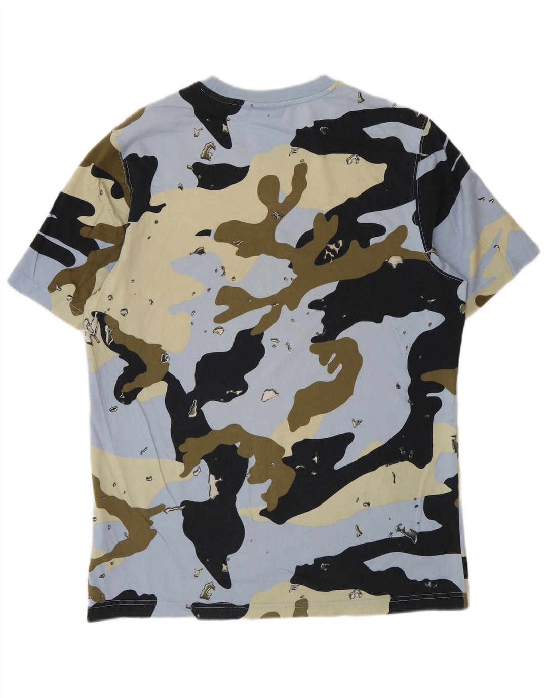 Camiseta masculina Adidas Top médio algodão camuflado multicolorido