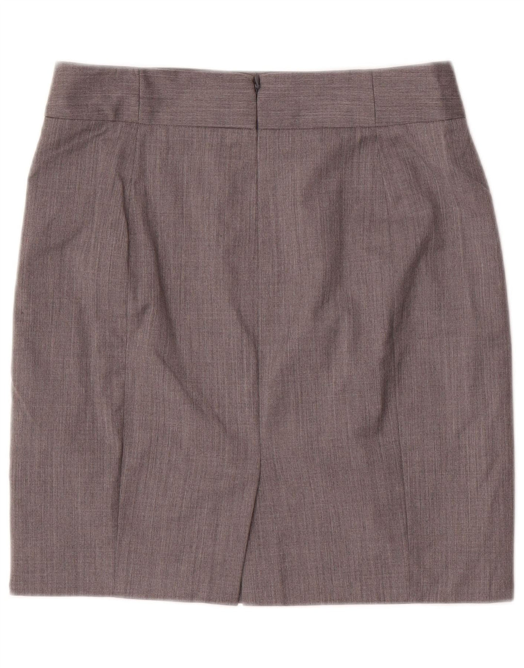 Saia lápis feminina J. Crew EUA 6 médio W30 lã cinza