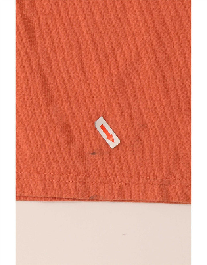 Nike Mens Loose Fit Top Manga Longa XL Laranja Algodão
