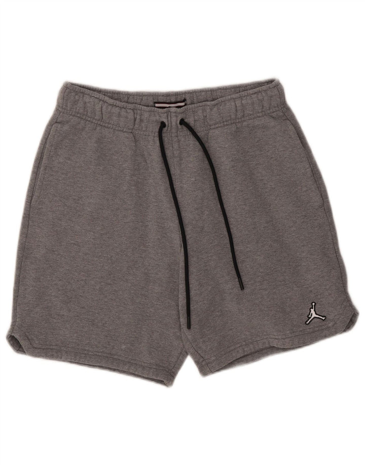 Jordan Mens Sport Shorts Pequeno Algodão Cinza