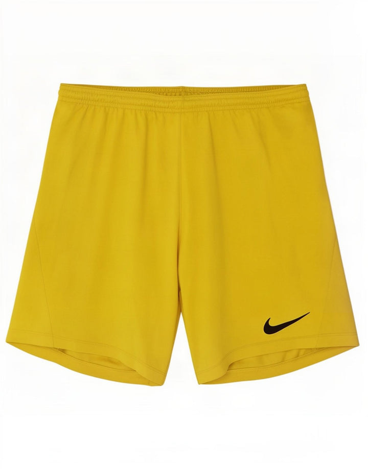 Nike Mens Dri Fit Slim Sport Shorts Pequeno Poliéster Amarelo