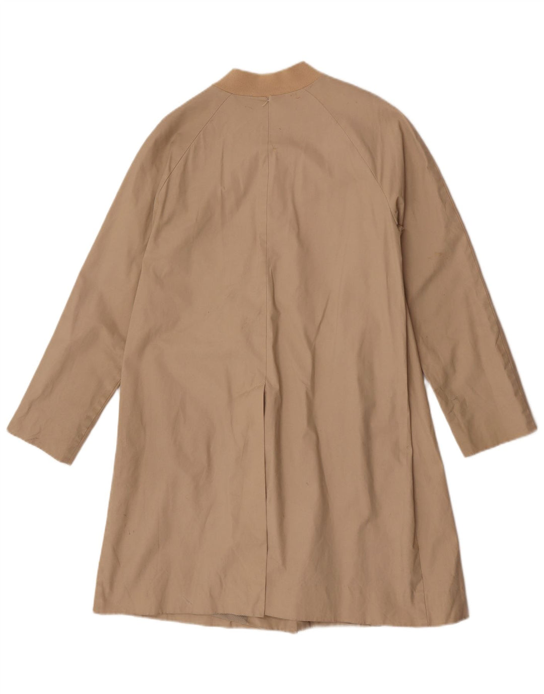 Cos Womens Trench Coat EU 38 Algodão Bege Médio