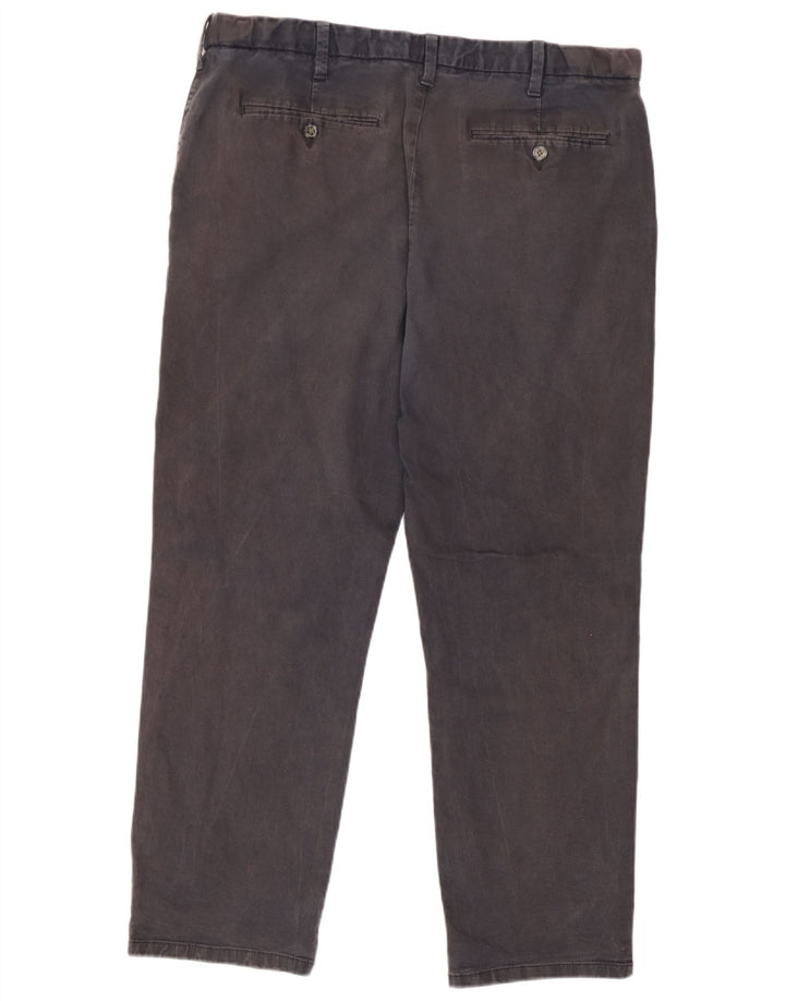 Calça Chino Regular Masculina Marks & Spencer W38 L29 Algodão Azul Marinho