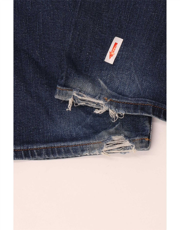 Diesel Mens Larkee Regular Straight Jeans W34 L32 Azul Algodão