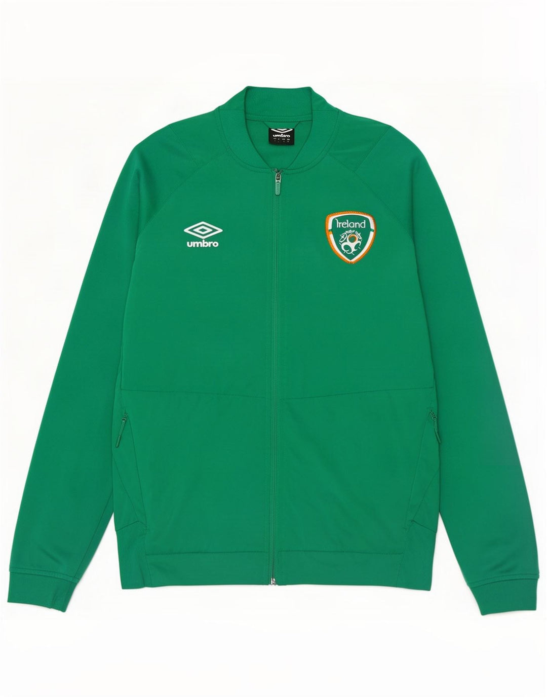 Umbro Mens Ireland Treino Top Jacket Poliéster Verde Pequeno