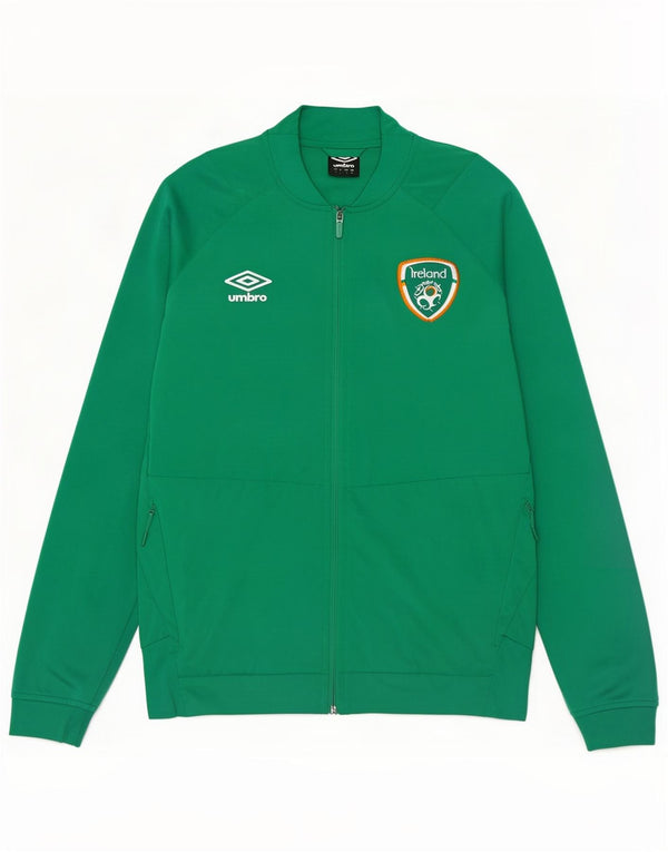 Umbro Mens Ireland Treino Top Jacket Poliéster Verde Pequeno