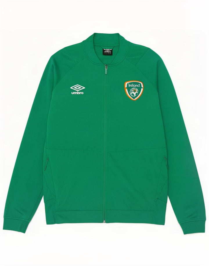 Umbro Mens Ireland Treino Top Jacket Poliéster Verde Pequeno