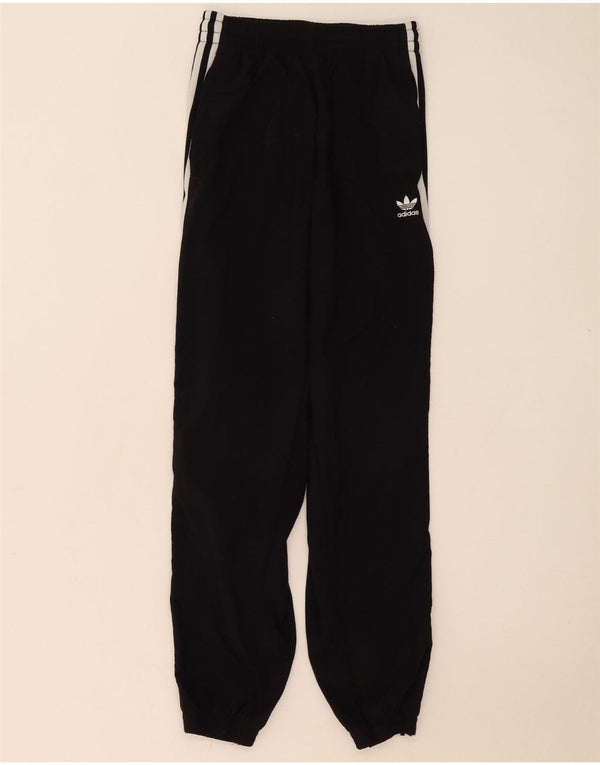 Adidas Womens Tracksuit Calças Joggers UK 8 Pequeno Poliéster Preto